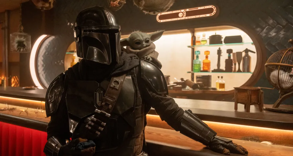 ภาพโปรโมตทางการจาก Star Wars (ภาพประชาสัมพันธ์) ผ่าน Deadline ประกอบข่าว Voicemod จับมือ Disney ปล่อยเสียง The Mandalorian และ Grogu ให้เกมเมอร์ใช้