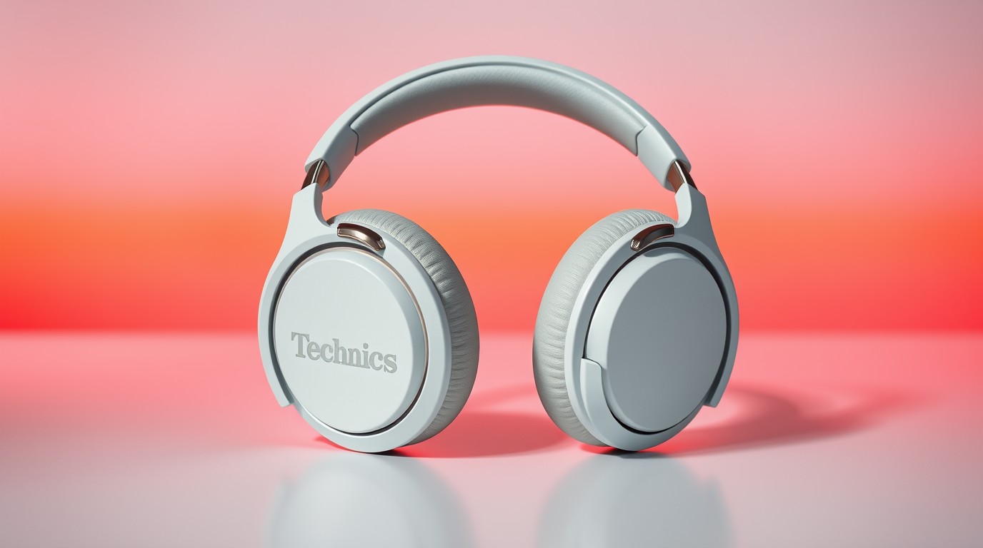 ภาพสร้างด้วย AI (ไม่ใช่ภาพถ่ายจริง) ประกอบข่าว รีวิวหูฟัง Technics EAH-A1000 เสียงยอดเยี่ยมพร้อมระบบตัดเสียงรบกวนเด่น