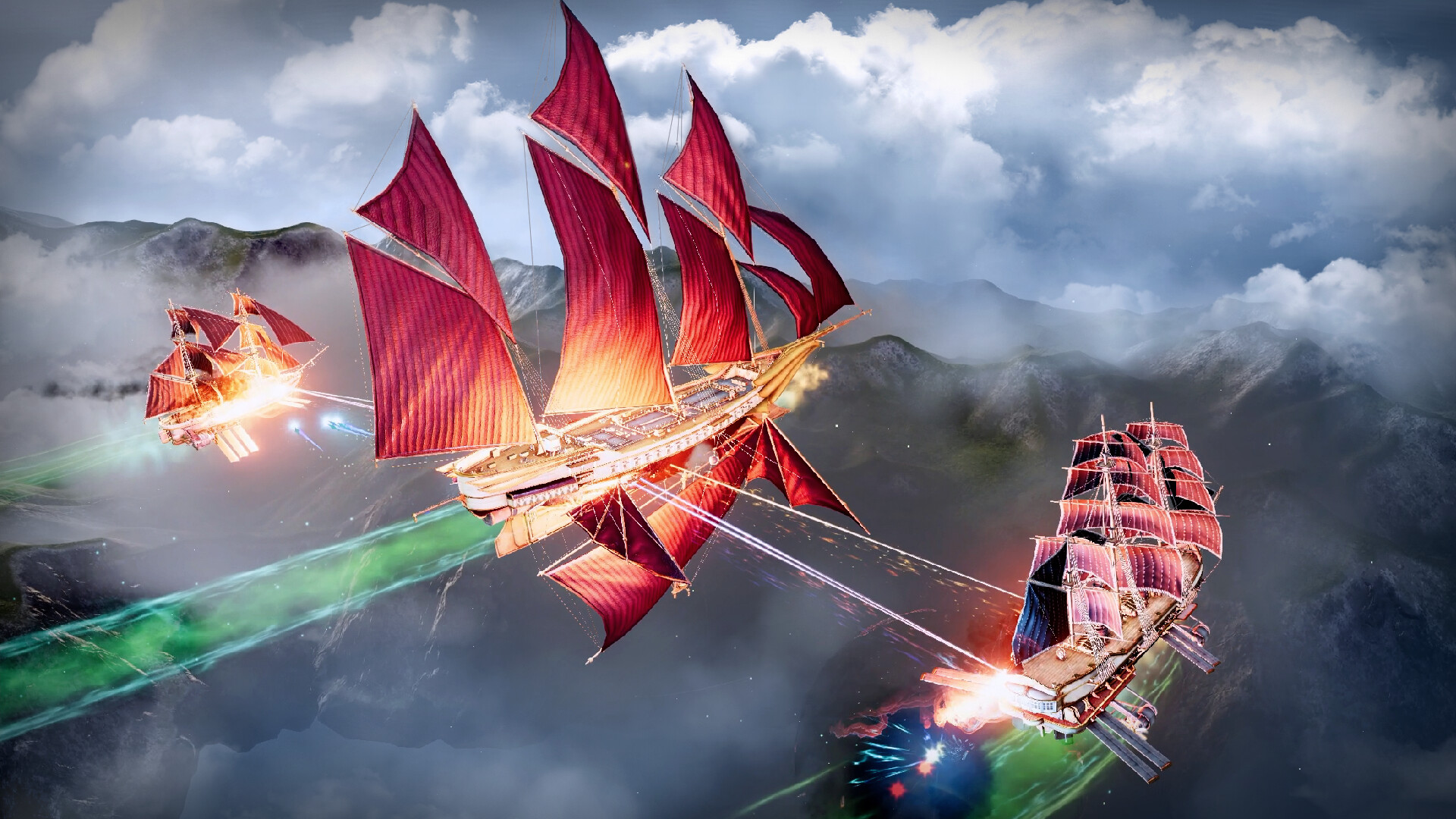 ภาพจากเกม Airship: Kingdoms Adrift