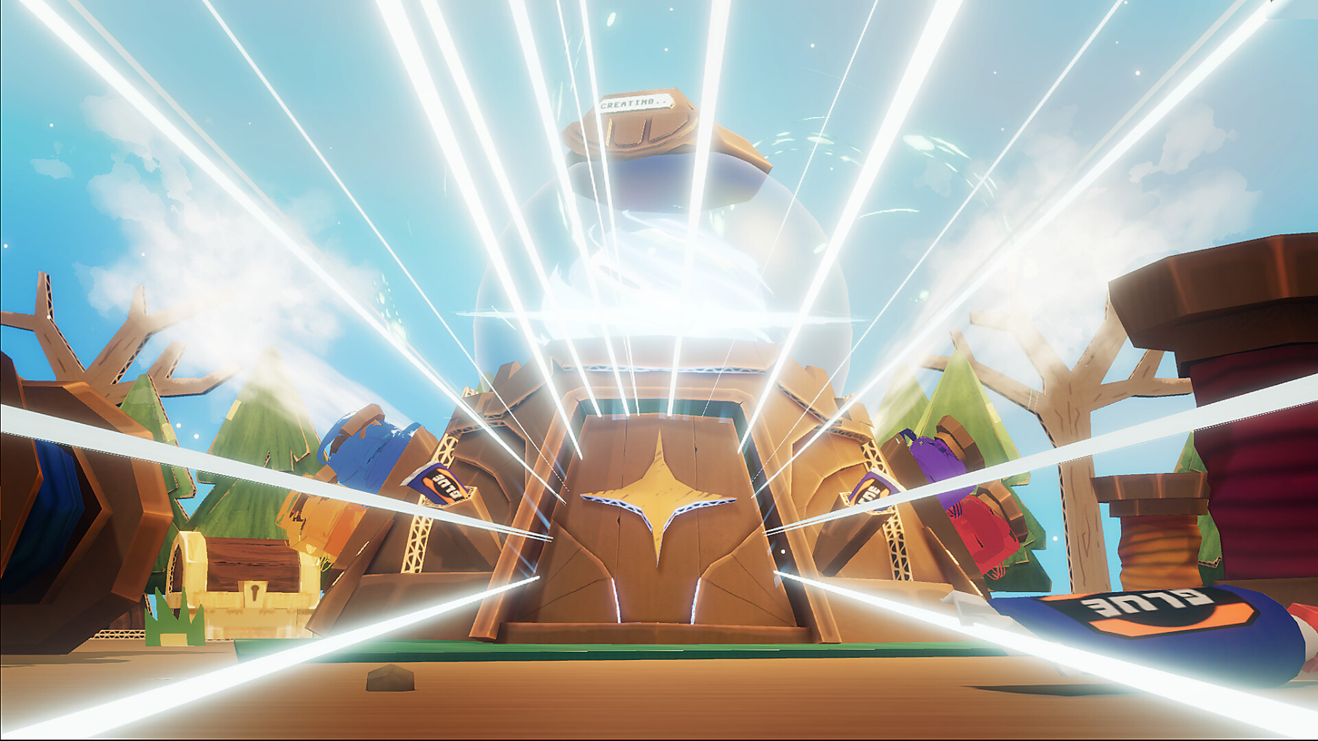 ภาพจากเกม D.I.Y. Warriors