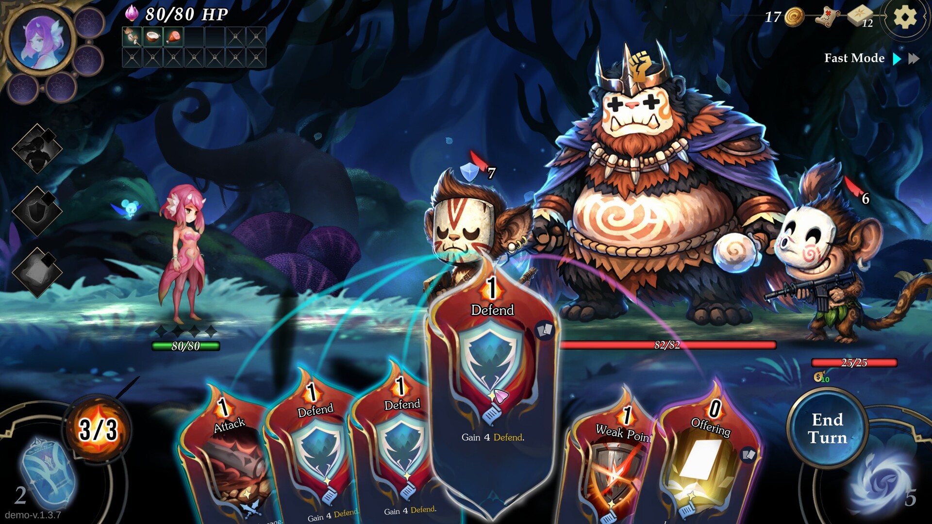ภาพจากเกม Dala and the Cursed Forest