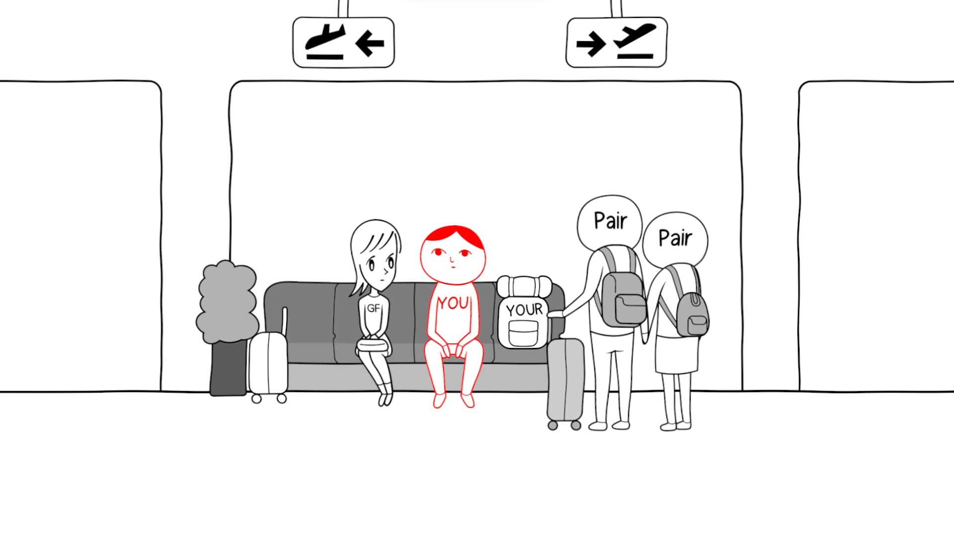 ภาพจากเกม KUUKIYOMI: Consider It World - Thailand Ver.