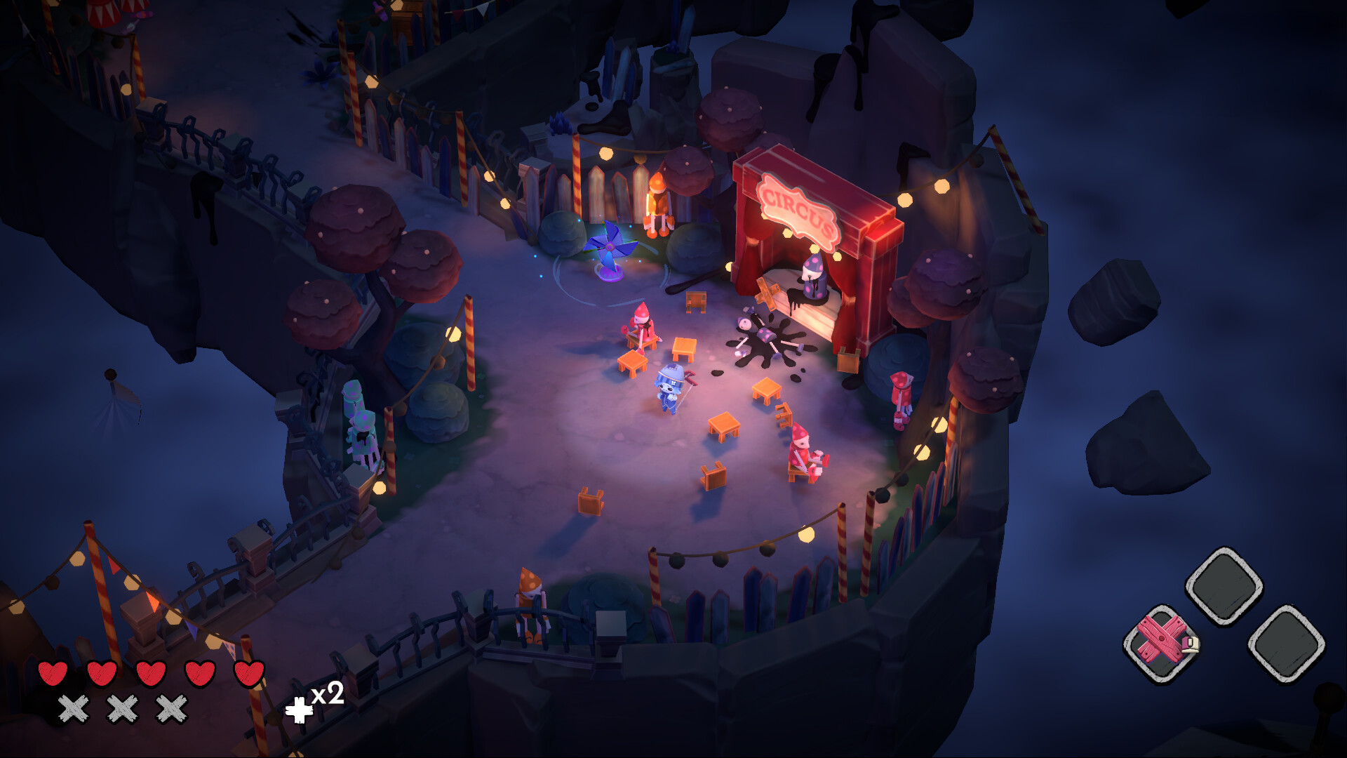 ภาพจากเกม Nightmare Circus
