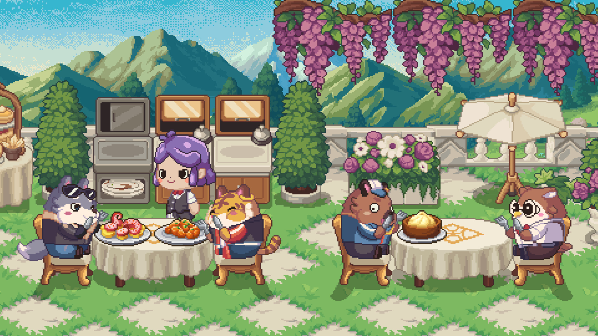 ภาพจากเกม Not Monday Cafe