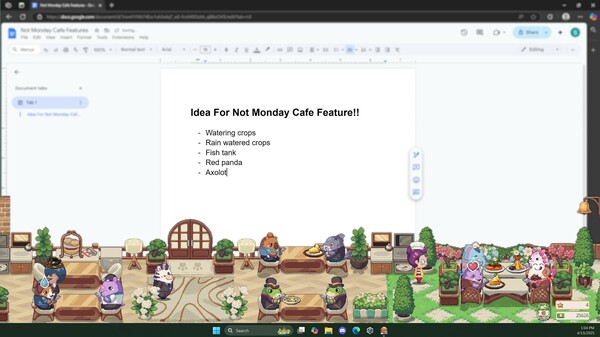 ภาพหน้าจอเกม Not Monday Cafe ภาพที่ 4