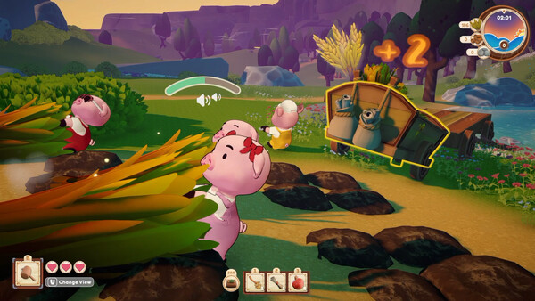 ภาพหน้าจอเกม Pigs and Wolf ภาพที่ 1