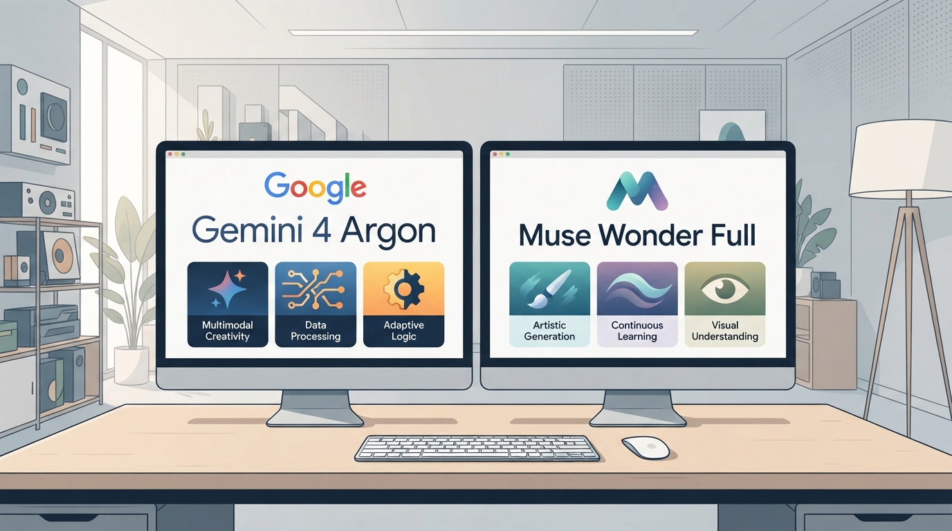 ภาพสร้างด้วย AI (ไม่ใช่ภาพถ่ายจริง) ประกอบข่าว Google และ Meta เปิดตัวโมเดล AI ใหม่ ท้าชน OpenAI กับ Anthropic อีกครั้ง