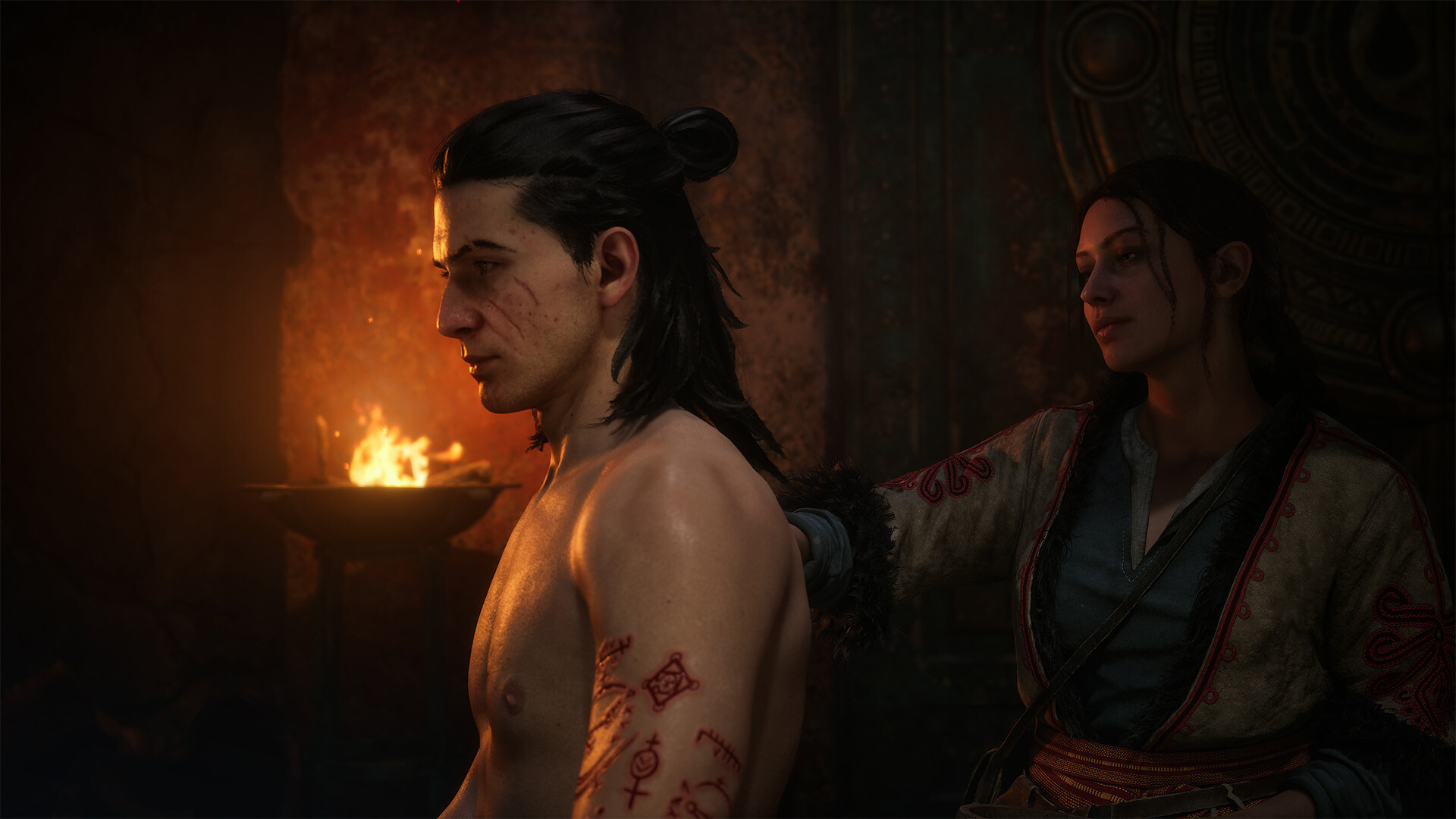 ภาพโปรโมตทางการจาก Rebel Wolves / Bandai Namco Entertainment ประกอบข่าว The Blood of Dawnwalker ปล่อยอัปเดต 1.1 เพิ่มระบบลูบสัตว์แบบมีทิศทาง พร้อมแก้ไข 1,100 กว่ารายการ
