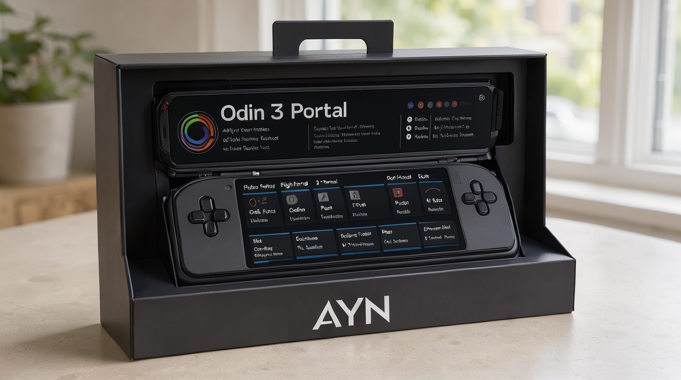 ภาพสร้างด้วย AI (ไม่ใช่ภาพถ่ายจริง) ประกอบข่าว AYN เปิดราคา Odin 3 Portal เริ่ม 399 ดอลลาร์ วางขาย 23 ต.ค. นี้