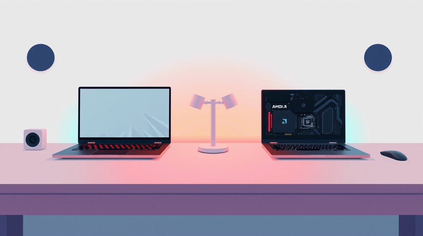 ภาพสร้างด้วย AI (ไม่ใช่ภาพถ่ายจริง) ประกอบข่าว AMD สวนกลับ Nvidia RTX Spark ชี้ไม่ใช่หมวดใหม่ แถมจิกเรื่อง Arm ไม่มีใครพูดถึง