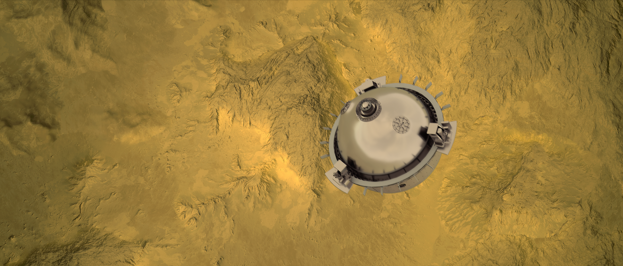 ภาพประกอบ: DAVINCI+ atmospheric probe