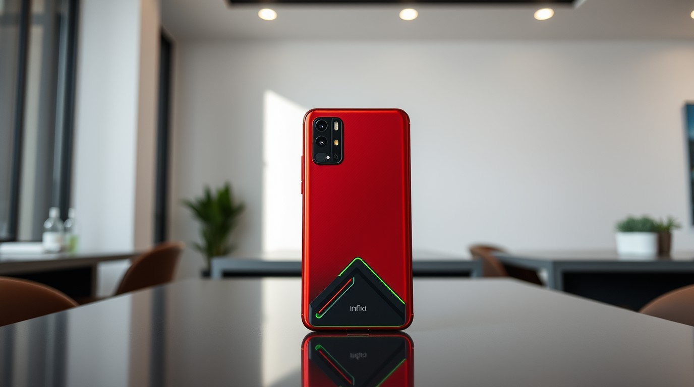 ภาพสร้างด้วย AI (ไม่ใช่ภาพถ่ายจริง) ประกอบข่าว Infinix GT 50 Pro เตรียมเปิดตัวในอินเดีย 27 ตุลาคมนี้ หลังวางขายที่อื่นมาตั้งแต่เดือนเมษายน