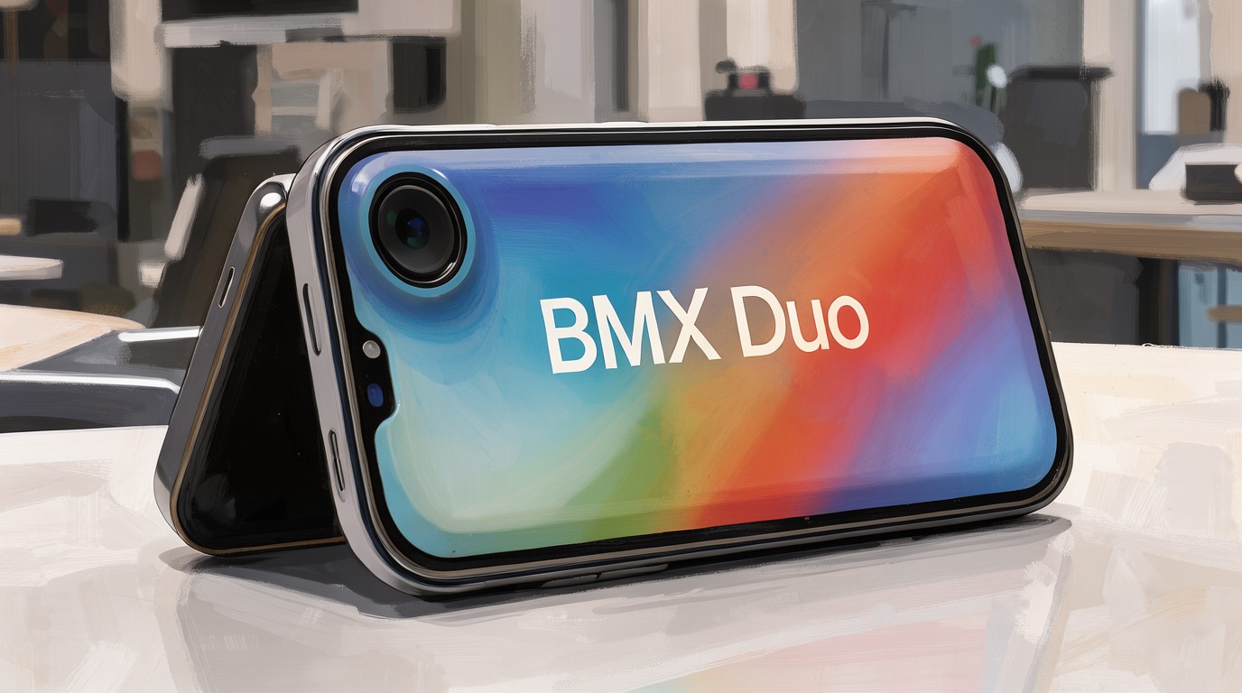 ภาพสร้างด้วย AI (ไม่ใช่ภาพถ่ายจริง) ประกอบข่าว BMX เปิดตัวพาวเวอร์แบงก์ MagSafe ดีไซน์เฉพาะ iPhone Duo ราคา 79.99 ดอลลาร์