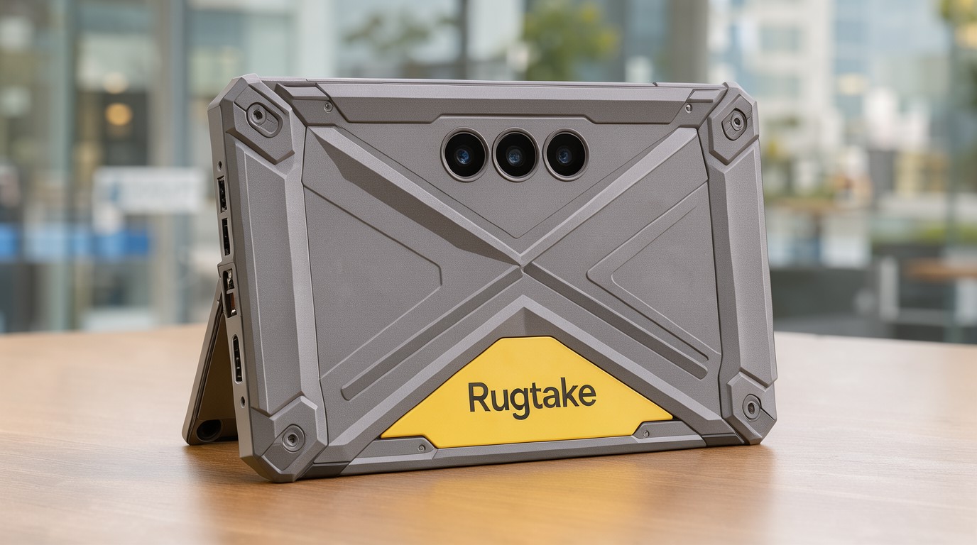 ภาพสร้างด้วย AI (ไม่ใช่ภาพถ่ายจริง) ประกอบข่าว Rugtake T3 Pro แท็บเล็ต Android ลุยน้ำได้ มาพร้อมพอร์ต LAN และ HDMI ที่หาไม่ได้ในรุ่นอื่น