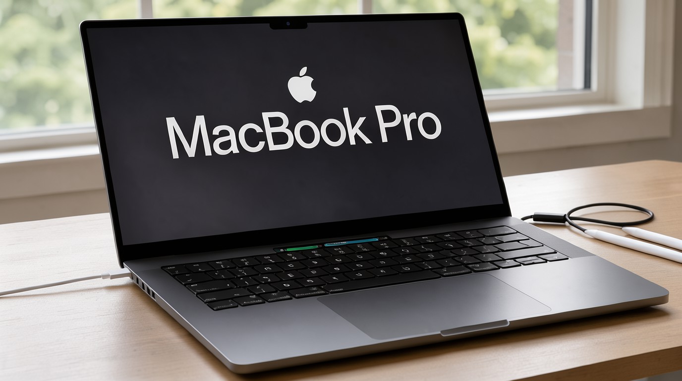 ภาพสร้างด้วย AI (ไม่ใช่ภาพถ่ายจริง) ประกอบข่าว MacBook Pro จอสัมผัส OLED จ่อเปิดตัวสัปดาห์นี้ ราคาคาดพุ่งกว่ารุ่นเดิมมาก