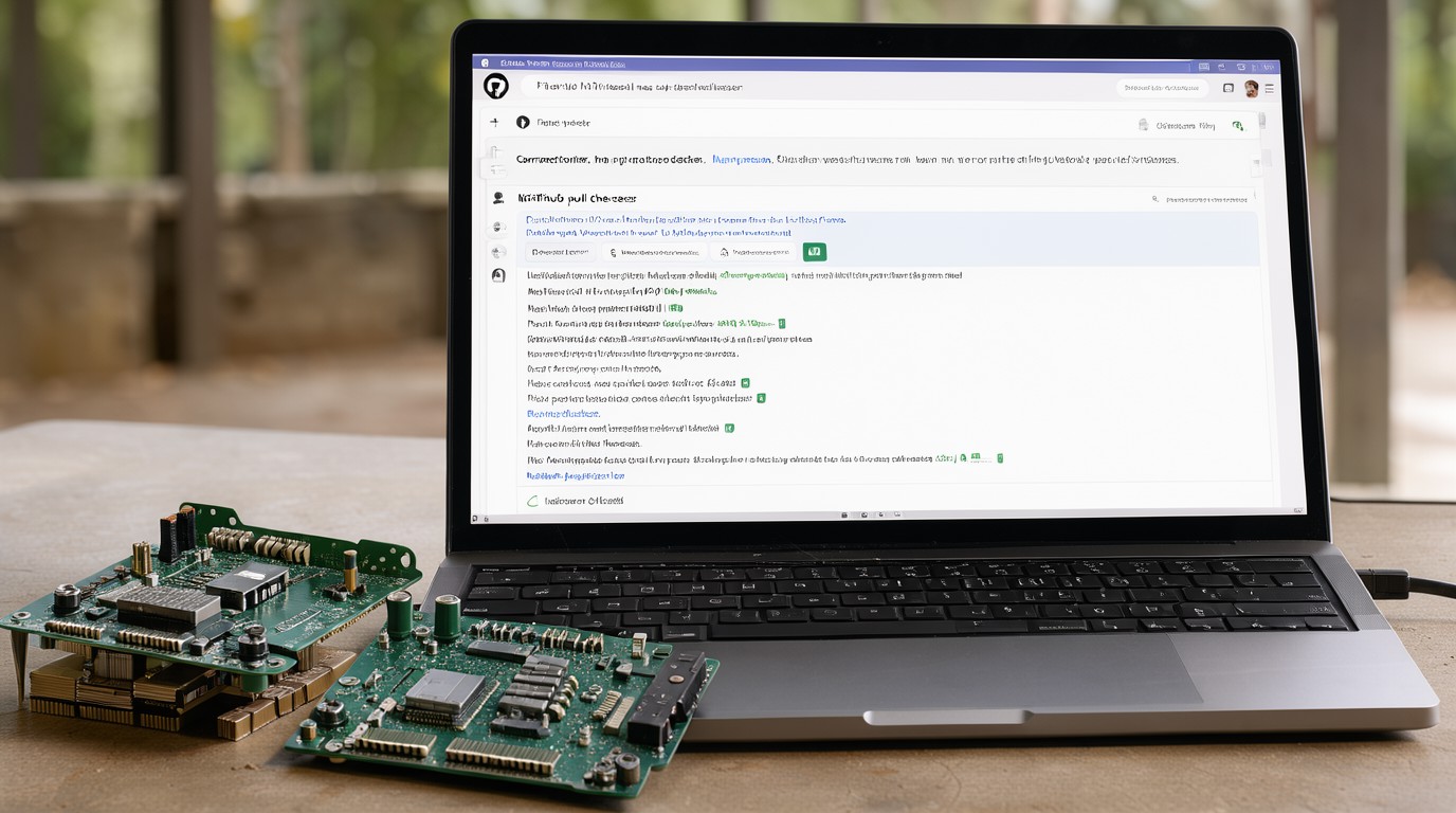 ภาพสร้างด้วย AI (ไม่ใช่ภาพถ่ายจริง) ประกอบข่าว เจอร่องรอย Raspberry Pi Zero 3 W และ Pi 4 Model A ใน GitHub