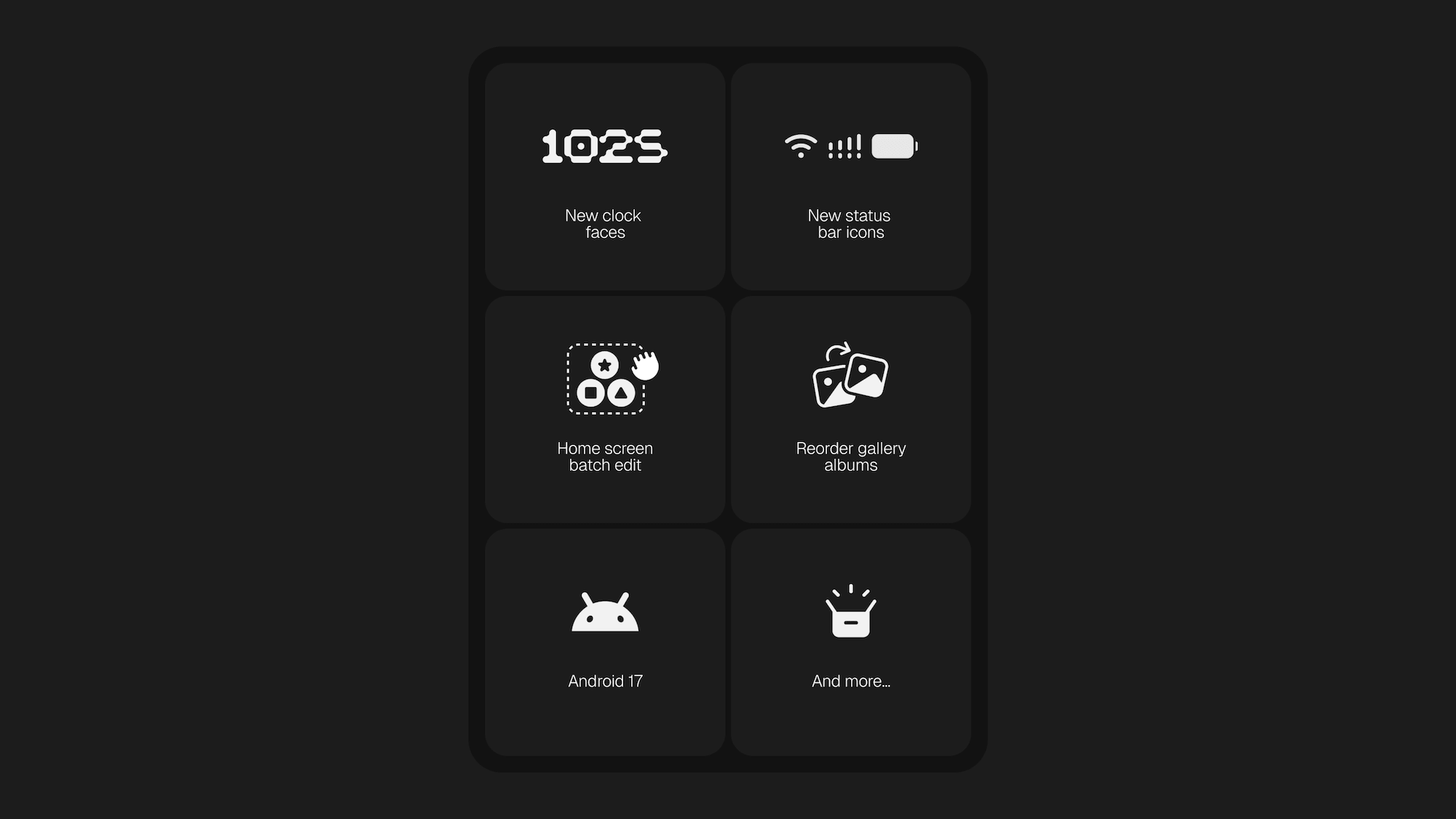 Nothing OS 5.0 แสดงฟีเจอร์กริด นาฬิกา ไอคอนสถานะ Android 17