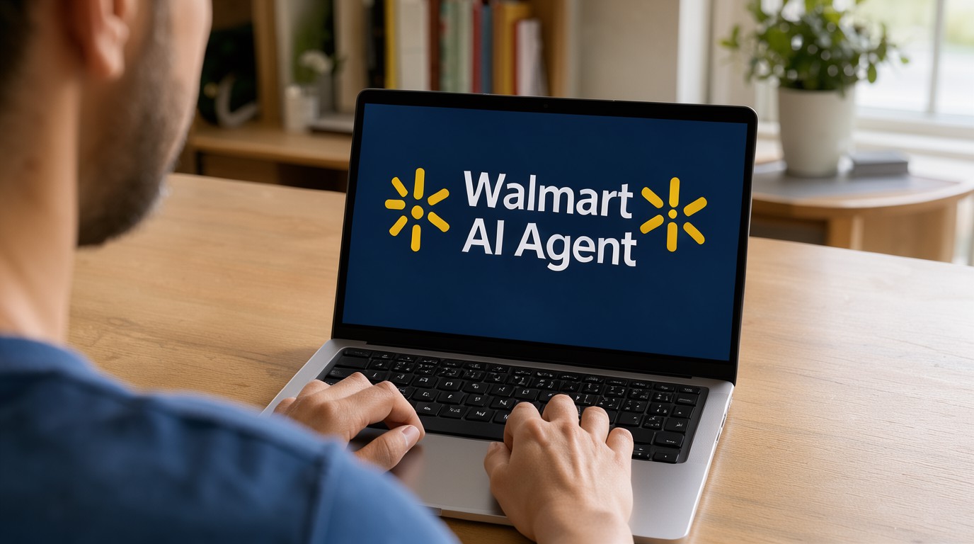 ภาพสร้างด้วย AI (ไม่ใช่ภาพถ่ายจริง) ประกอบข่าว Walmart เปิดทางให้ AI agent ช็อปปิ้งแทนเราได้ เริ่มเดือนหน้า