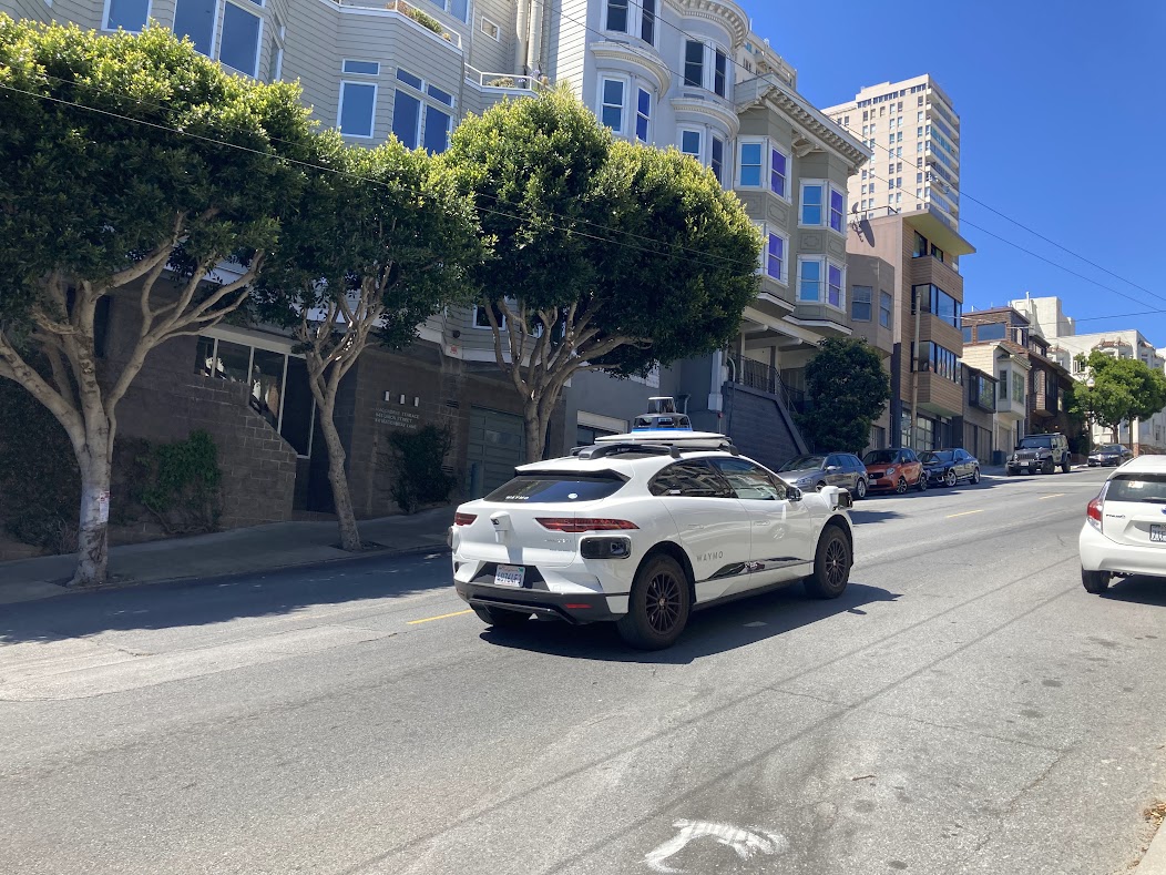 ภาพประกอบ: Waymo autonomous car in San Francisco