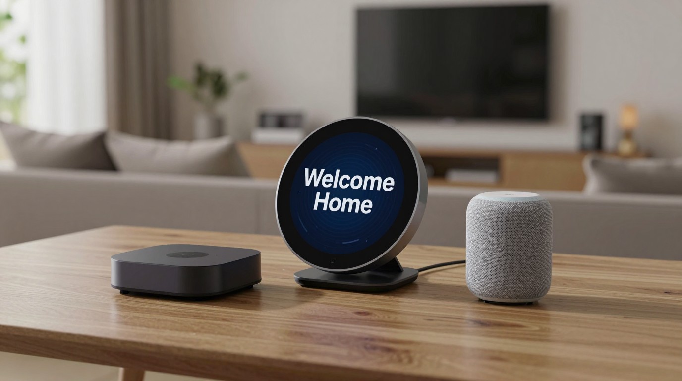 ภาพสร้างด้วย AI (ไม่ใช่ภาพถ่ายจริง) ประกอบข่าว Apple เตรียมเปิดงาน Welcome Home 13 ต.ค. คาดโชว์ smart home hub ตัวใหม่พร้อม Apple TV และ HomePod Mini รุ่นปรับปรุง