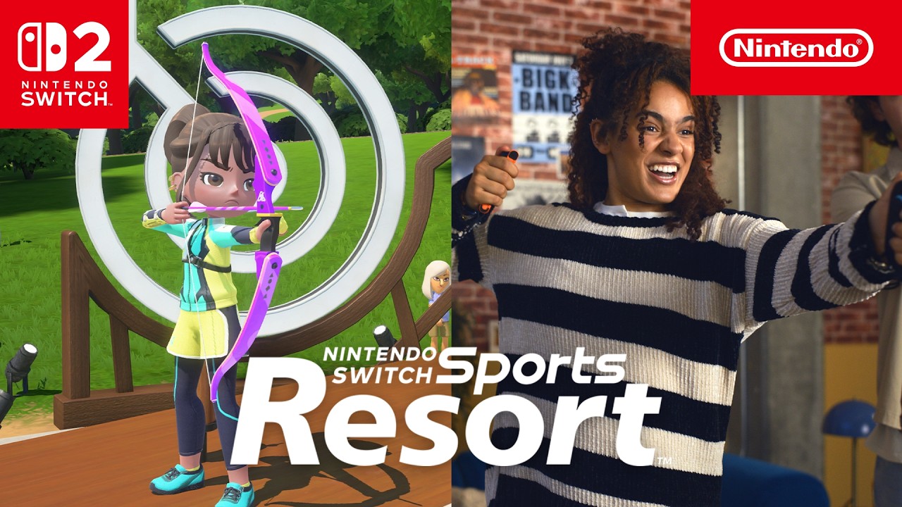ภาพโปรโมตทางการจาก Nintendo of America ประกอบข่าว Nintendo Switch Sports Resort วางขาย 22 ตุลาคมนี้ เพิ่มโหมดเปิดโลกสำรวจเกาะ