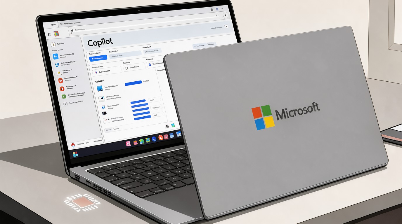 ภาพสร้างด้วย AI (ไม่ใช่ภาพถ่ายจริง) ประกอบข่าว Microsoft เปิดตัว Hybrid Intelligence ปลุก NPU บน Copilot+ PC ให้ทำงานมากขึ้น