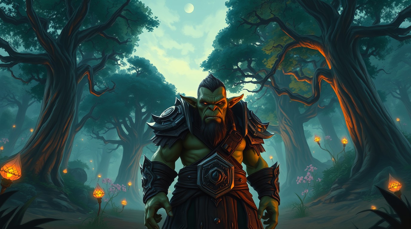 ภาพสร้างด้วย AI (ไม่ใช่ภาพถ่ายจริง) ประกอบข่าว Blizzard ปรับความสามารถเผ่าครั้งใหญ่ในเบต้า World of Warcraft: Forever ก่อนเปิดจริง