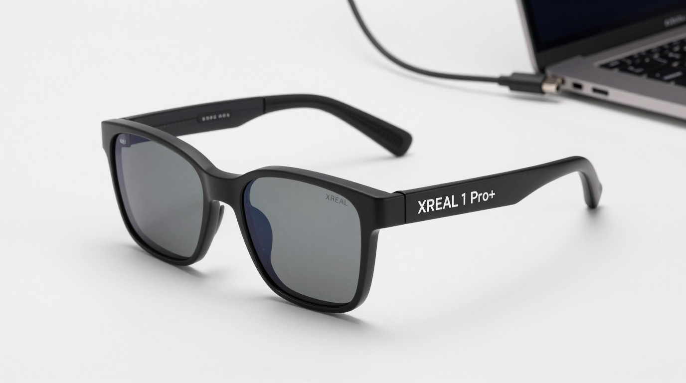 ภาพสร้างด้วย AI (ไม่ใช่ภาพถ่ายจริง) ประกอบข่าว XREAL เปิดตัว 1 Pro+ อัปเกรดแว่น AR เรือธง จอสว่างขึ้น ราคา 599 ดอลลาร์
