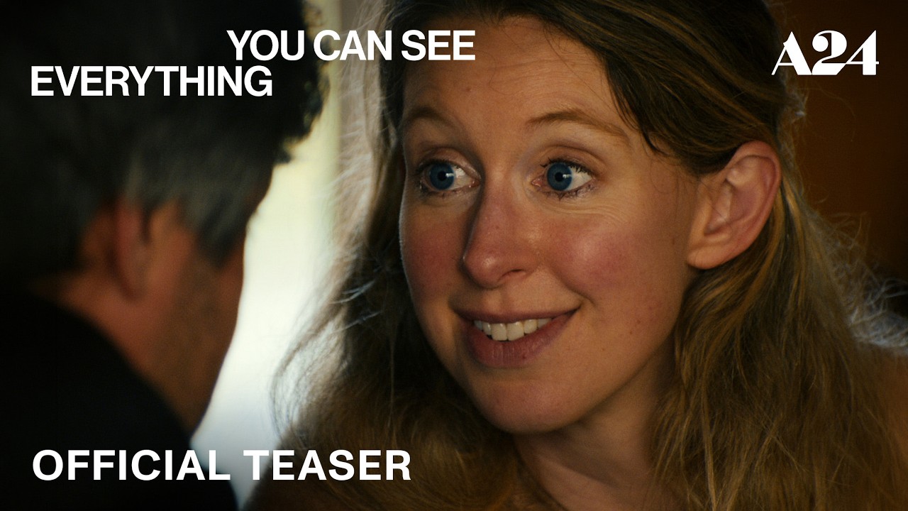ภาพโปรโมตทางการจาก A24 ประกอบข่าว สารคดี Elizabeth Holmes เรื่อง You Can See Everything กวาดรายได้รอบพรีวิววันพฤหัสบดี 1.75 ล้านดอลลาร์