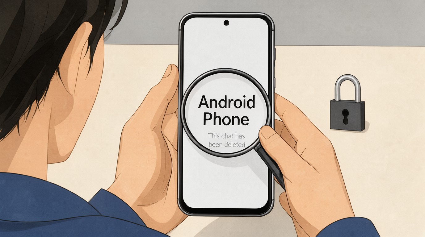 ภาพสร้างด้วย AI (ไม่ใช่ภาพถ่ายจริง) ประกอบข่าว มือถือ Android อาจยังจำแชต AI ที่เราลบไปแล้วได้ นักวิจัยกู้คืนสำเร็จ