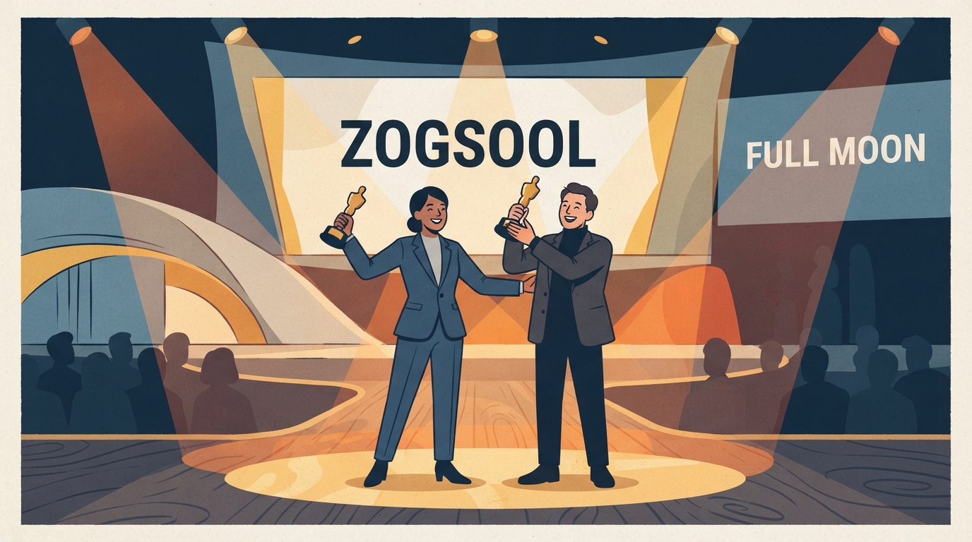 ภาพสร้างด้วย AI (ไม่ใช่ภาพถ่ายจริง) ประกอบข่าว Zogsool คว้ารางวัลมากที่สุด 4 รางวัลในงาน Busan Vision Awards ขณะ Full Moon ตามมา 3 รางวัล